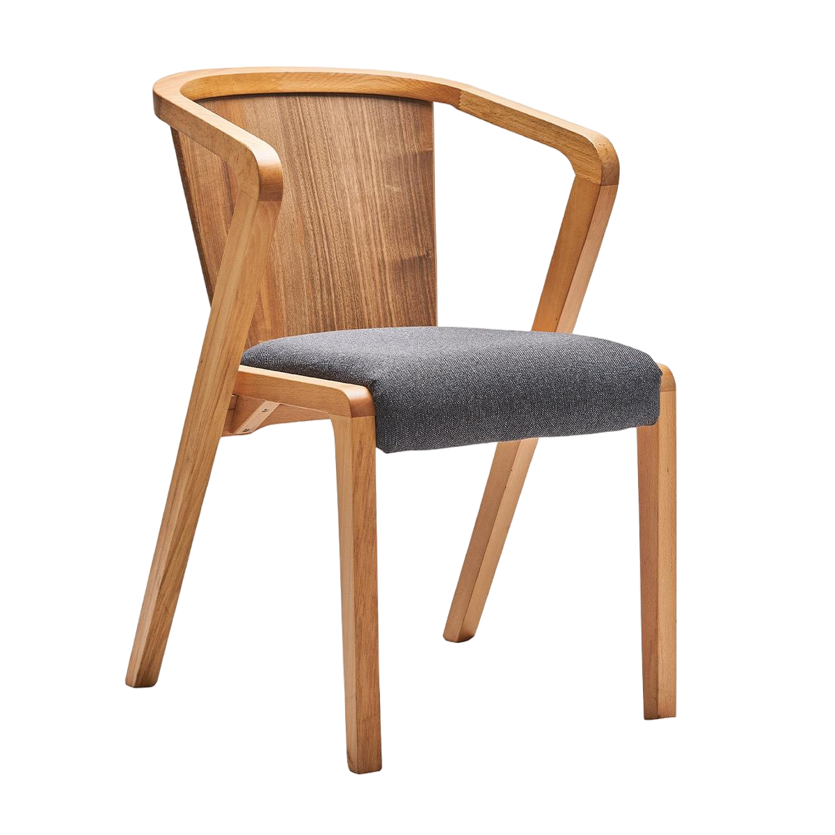 High-resilience upholstery for cafe chairs